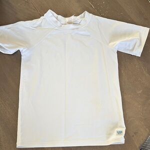 Boys White Swim Shirt